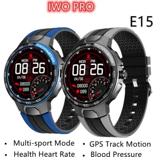 IWO PRO 2021 E15 Smart Watch Men Sports IP68 Waterproof Smartwatch Heart Blood Pressure Fitness Tracker PK Apple Xiaomi Watch