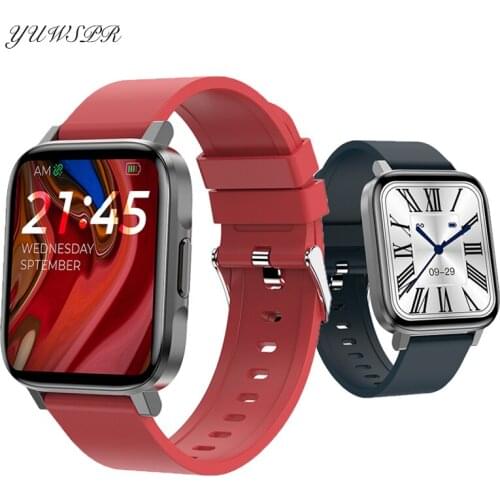 New Smart Watch IP68 Waterproof Heart Rate Blood Pressure Blood Oxygen Detection Smartwatch Body Temperature Measurement TR-F60