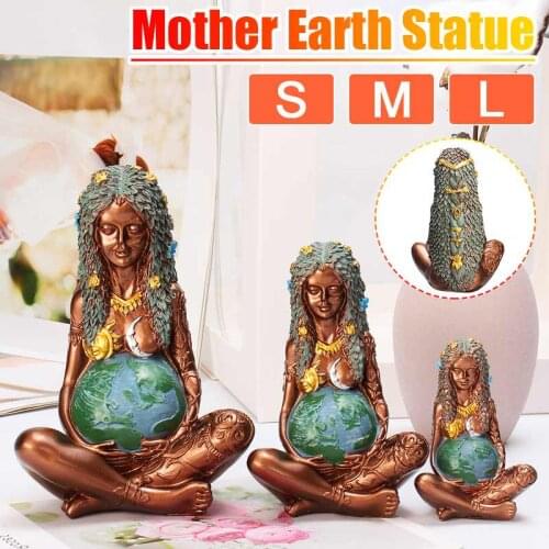 NEW Mother Earth Art Statue Garden Ornament Mother Earth Art Statue Figurine Mother Earth Goddess Statue For Home Outdoor Decor