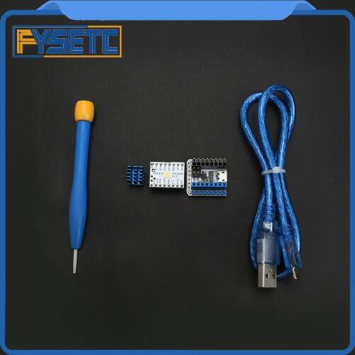 1pc TMC2208 Tester With Stackable Headers Test Or Flash Parameter Modes Of TMC2208 Operation On USB To Serial Adapter