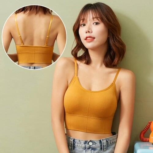 2pcs Women Bra Sexy Lingerie Bralette No Steel Ring Beauty Back Seamless Bra Tops Comfort Crop Top U-shaped Underwear