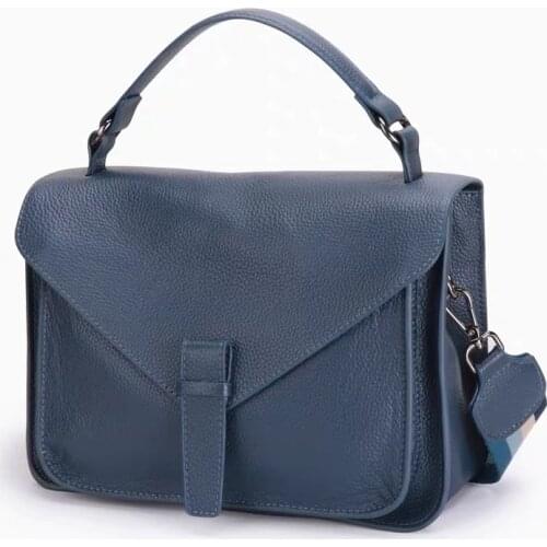 Genuine Leather Women Briefcase Messenger Bag Korean Retro Postman Bag 2021 New Large Handbag Leather Computer Bag