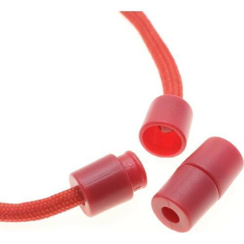 10pcs/pack Plastic Lanyard Safety Breakaway Pop Barrel Connectors For Paracord & Ribbon Lanyards Red