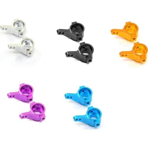 2Pcs Metal Front Steering Cup Steering Blocks for 1/10 RC Crawler Car Tamiya CC01 CC-01 Upgrade Parts Accessories