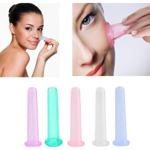 2pcs Jar Silicone Vacuum Cupping Cans for Massage ventouse anti cellulite Suction Cups Face Body Pain Relief Massage masajeador