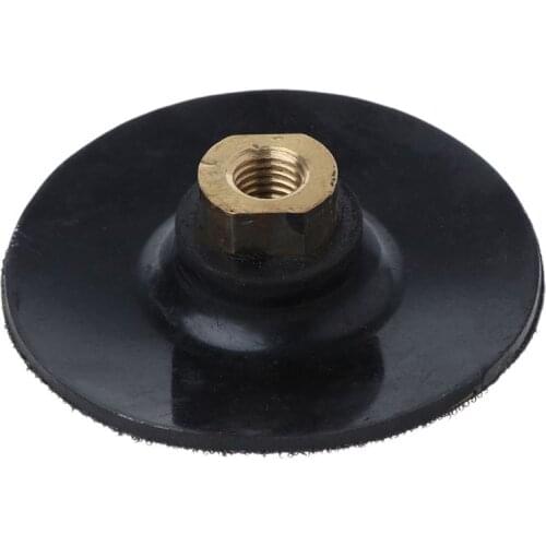 3'' 4'' M10 M14 Rubber Based Sanding and Grinding Discs Backing Holder Diamond Polishing Backer Pads Hook and Loop wholesales