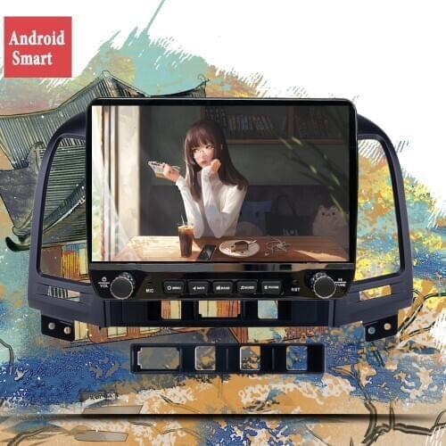 2 din Android 10.0 RAM 6G Car Radio Multimedia Video Player for Hyundai Santa Fe 2 2006-2012 GPS Navigation no dvd Player