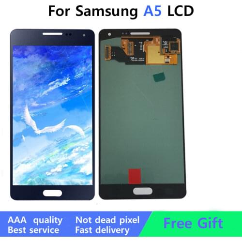Original Quality For Samsung Galaxy A5 2015 LCD A500 Display Touch Complete Replacement Parts Screen Digitizer Assembly