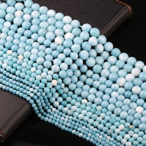 Natural Stone Beading Ralima Isolation beads Round Loose Spacer Beads for Jewelry Making DIY Bracelet Necklaces Accessories