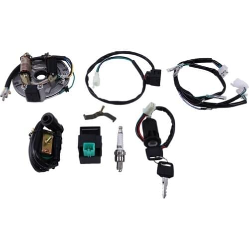 Wiring Harness Loom Ignition Coil CDI Magneto Stator for 50-140Cc Dirt Pit Bike ATV