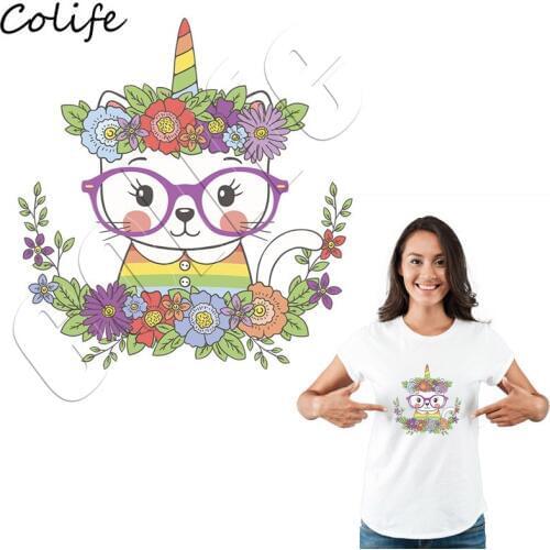 Kawaii Iron On Paper Cartoon Fashion Children Washable DIY Accessory Heat Transfer Stickers Environment Friendly Patches