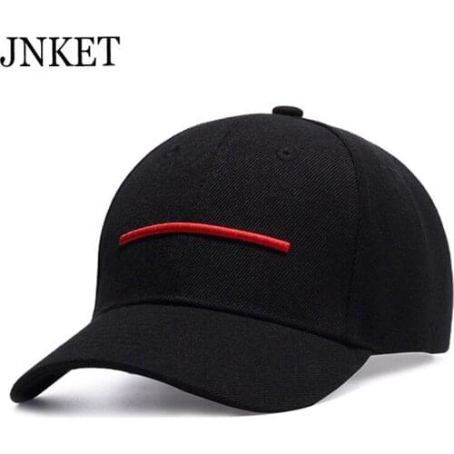 JNKET Fashion Red Embroidery Baseball Cap Unisex Snapbacks Hats Hip Hop Cap Outdoor Sports Sunhat Casquette