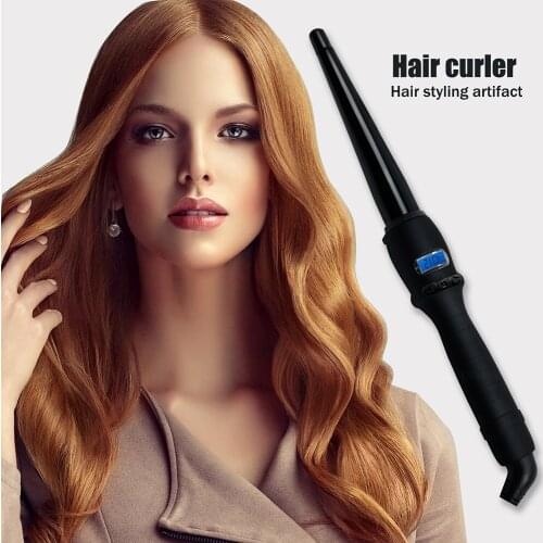 Ceramic Hair Curling Iron Hair Waver Pear Flower Cone Far Infrared Curling Wand Electric Hair Curler Styling Tools