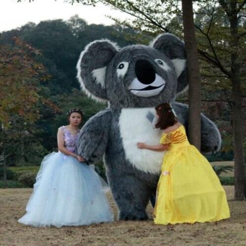 Koala Inflatable Costume Mascot Suits Costume 2m/2.5m Birthday Dress Fursuit Outfits Carnival Halloween Xmas Easter Ad Clothes