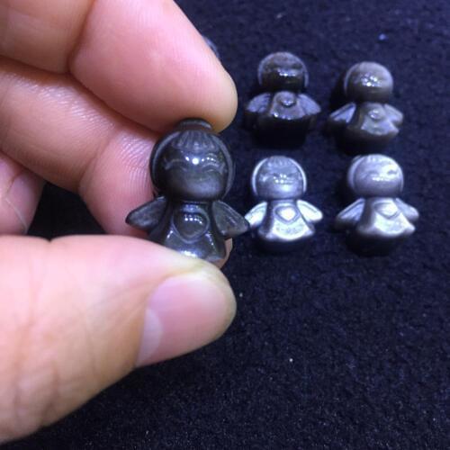 Natural cherub pendant 19*16*10mm