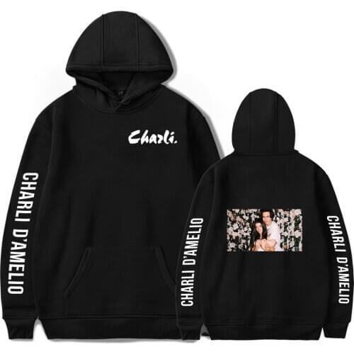 New The Hype House Hoodies Charli D'Amelio Sweatshirts Men/Women Charli Damelio Merch hoodie Unisex Harajuku Tracksuit Pullovers