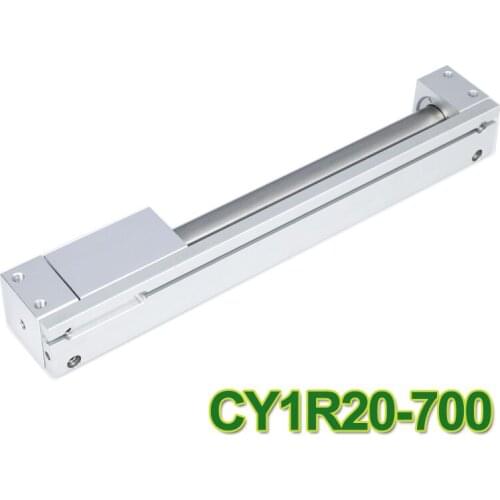 CY1R20-700 Rodless cylinder 20mm bore 700mm stroke high pressure pneumatic cylinder CY1R CY3R series CY1R20*700