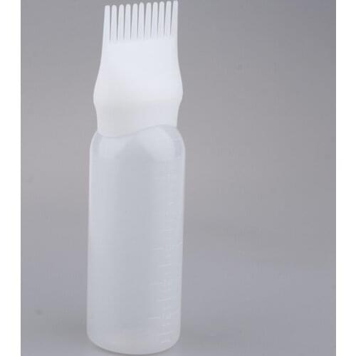 Empty Hair Dye Applicator Dispensing Brush Salon Coloring Bottle 60ml