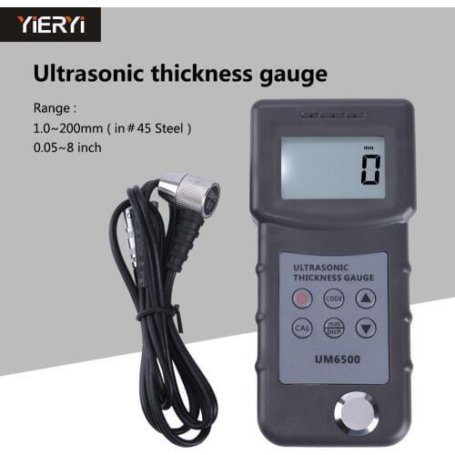 Hand-held Precision Measurement Ultrasonic Thickness Gauge / Iron Plate Thickness Boiler UM6500 Ultrasonic Thickness Gauge
