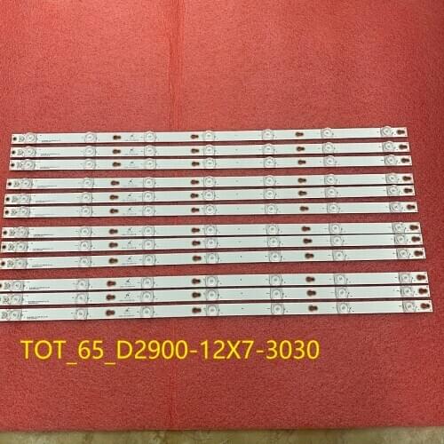 12pcs LED Backlight strip For THOMSON 65UC6306 65UC6406 TCL 65D2900 D65A620U 65A730U 65HR330M07A4 V2 YHF-4C-LB6507-YH01 YH04J