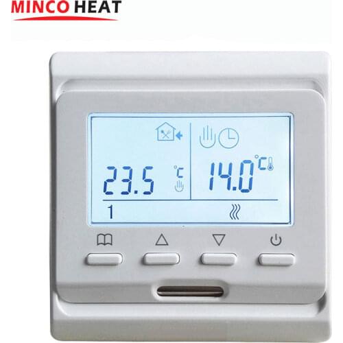 Room Thermostat 220V LCD Programmable Electric Digital Floor Heating Room Air Thermostat Warm Floor Controller( 1PC)