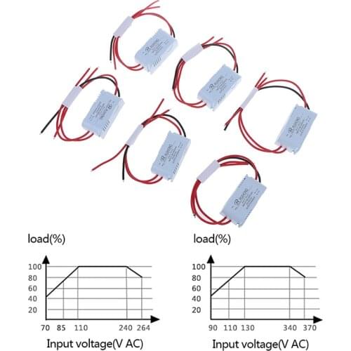 1PCS AC-DC Power Supply Module AC 1A 5W 220V to DC 3V 5V 9V 12V 15V 24V Mini Convert