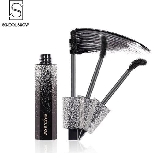 1PCS Mascara Black Thick Lengthening Natural Curling Eyelash Waterproof Anti-Sweat Mascara Quick Dry Eye Makeup Mascara TSLM1