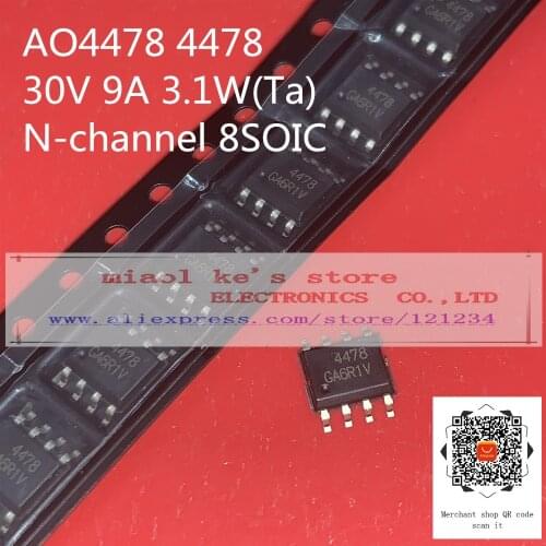 [10pcs] AO4478 AO4482 AO4482L 4478 4482 4482L - 100% New MOS field effect transistor