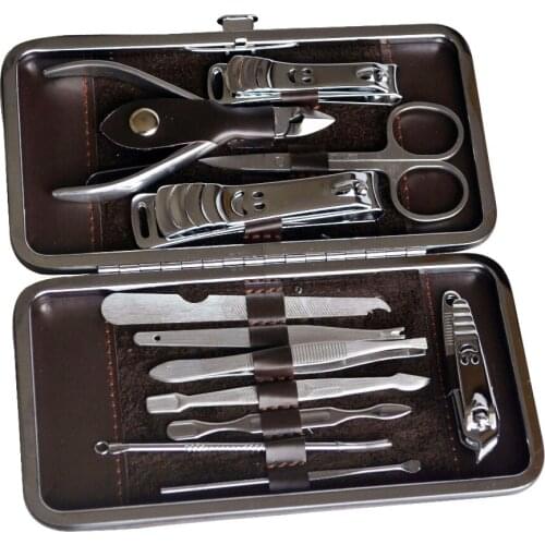 12 in1 Nail Care Set Cuticle Grooming Kit Utility Manicure Set Tools