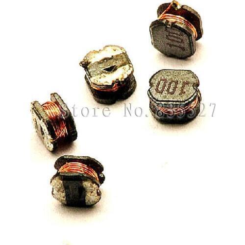 200PCS/LOT SMD power inductors CD32 10UH Printing 100
