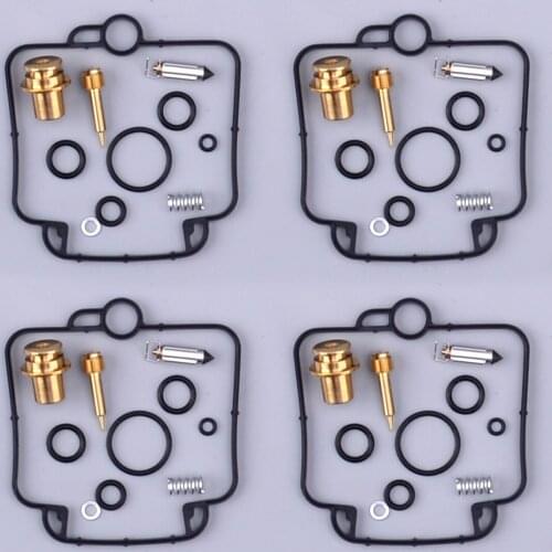 4 Sets Motorcycle Carburetor Repair Kit Rebuild Set Fit For Suzuki GSX-R 750 1990 1991 GSX-R 750W 1992 1993 1994 1995