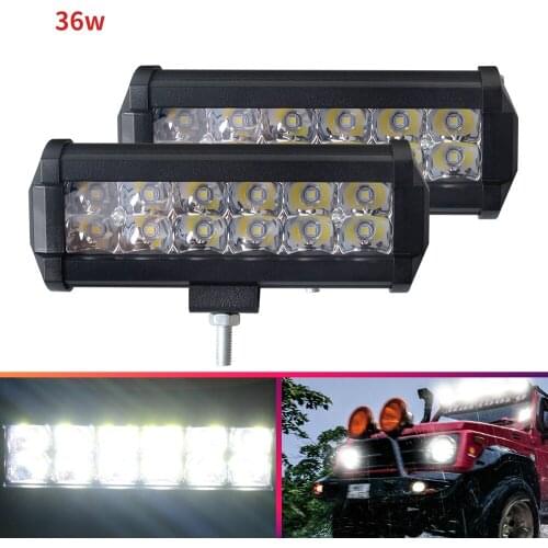 9V 36V LED Light Bar/Work Light Spot for Truck Car SUV 36W LED Strip Light Spotlight Modified Off-road Vehicle Light