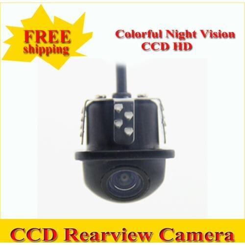 Factory Promotion CCD HD night vision 170 degree car rear view camera parking camera reversing backup camera Free Shipping