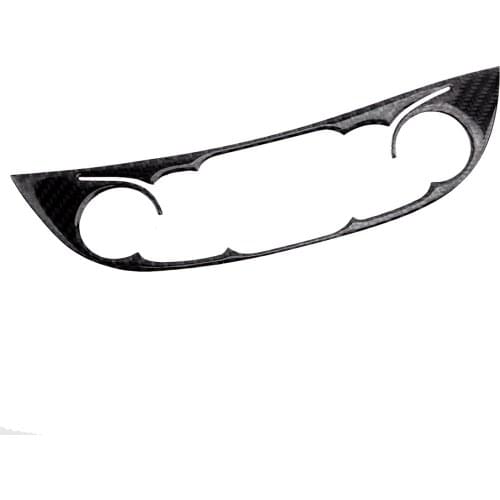 Car Console Center Air Condition Panel Cover Fit for Chevrolet Malibu 2016 2017 2018 2019 Carbon Fiber Black