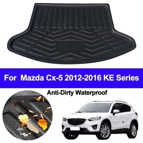Car Rear Trunk Mat Cargo Tray Boot Liner Carpet Protector Floor Pad Mats For Mazda CX-5 CX5 2012 2013 2014 2015 2016 KE Series
