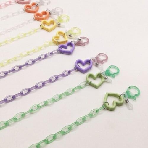 New Acrylic Glasses Chain Women Bohemia Color Mask Chain Lanyand Sunglasses Chain For Glasses Hold Straps Cords