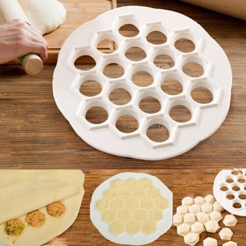 19 Holes Dumpling artifact Ravioli dumplings Tool Maker Dumplings Mold kitchen Cooke mold accessories Making R6Z7