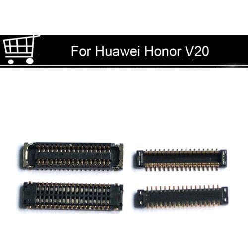 2pcs FPC connector For Huawei Honor V20 v20 LCD display screen on Flex cable On motherboard mainboard For Huawei Honor V 20
