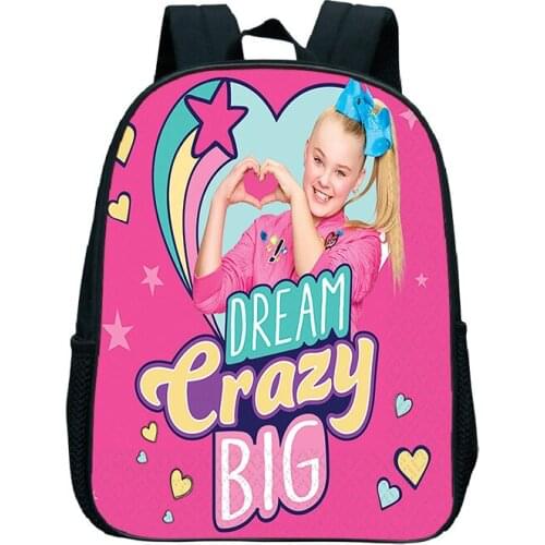 Jojo Siwa Kawaii School Bag Children Toddler Backpack Boys Girls Primary Kindergarten Knapsack Kids Best Gift Mini Book Mochilas