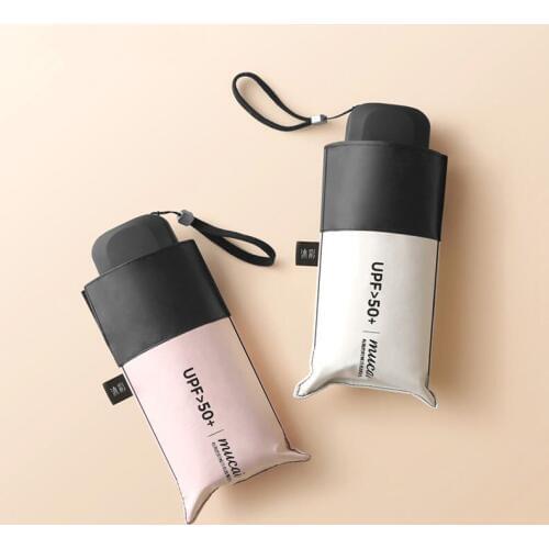 Mini Women Pocket Small Umbrella Anti UV Paraguas Sun Umbrella Rain Windproof Light Folding Portable Umbrellas For Boy Girl