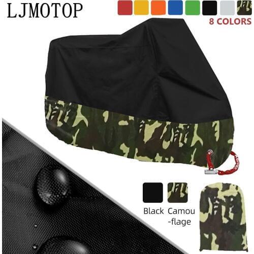 Motorcycle cover waterproof rain cover outdoor UV protection For Suzuki VZ800 DL1000 GSX1100F Katana 250 500 600 Katana TL1000