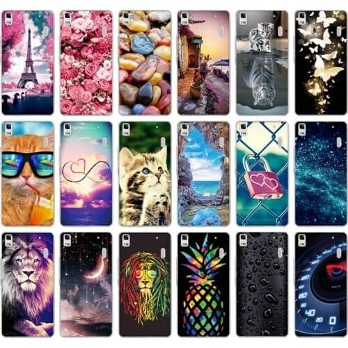 Soft Silicone Case For Lenovo K3 NOTE A7000 Case Paint Cover Phone Bags for Lenovo K3 note K50 A7000 A 7000 a7000 Lemon K50-T5