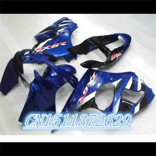 ABS Body fairings For KAWASAKI ZX-636 ZX636 ZX6R 00 01 02 ZX 636 600CC ZX-6R ZX600 ZX 6R 2000 2001 2002 Fairing kit blue black