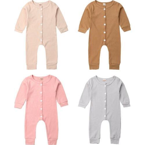 Toddler Baby Kid Girl Boy Clothes Long Sleeve Romper Jumpsuit Outfit Casual Autumn Baby Clothes Romper