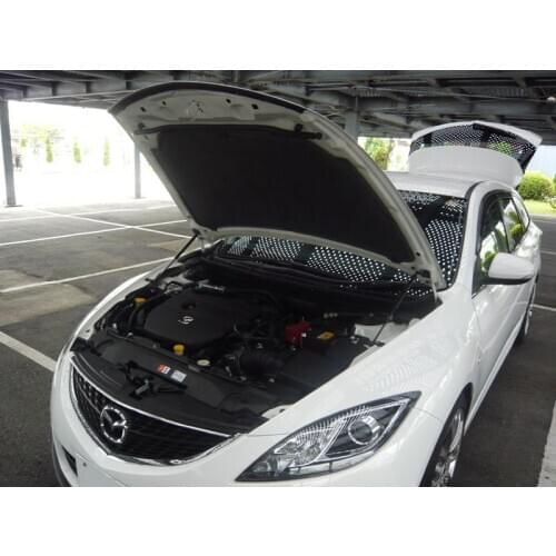 For Mazda6 Ultra GH Atenza 2007-2012 Front Bonnet Hood Modify Gas Struts Carbon Fiber Spring Damper Lift Support Absorber