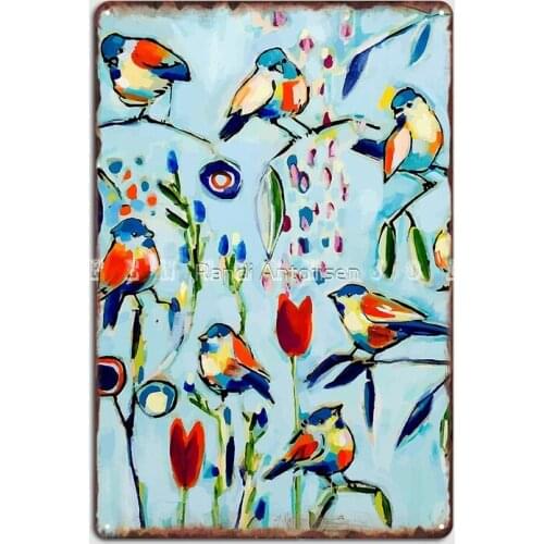 Blue Sky Bords Poster Metal Plaque Club Party Club Bar Painting Décor Printing Tin Sign Poster