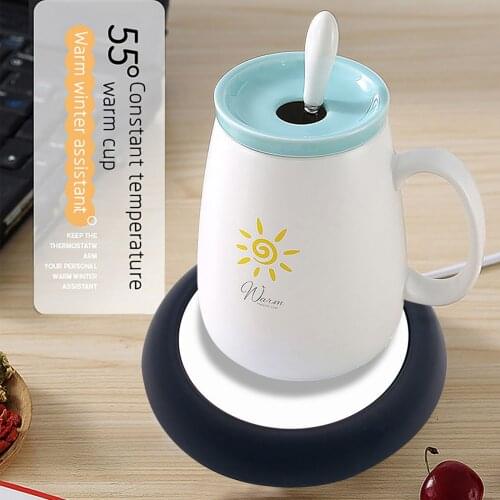 Cup Warmer Heat Beverage Mug Mat Keep Drink Warm Heater Heating Coaster Pad For Coffee Milk Tea Usb Heating Coaster Pad#dg4