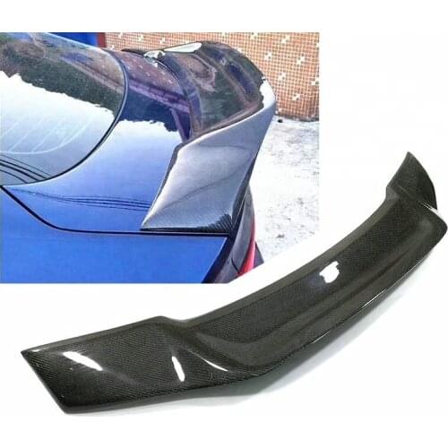 R Style Carbon Fiber Rear Trunk Wing Spoiler Visor Boot Top Lip Lid Retrofit For Audi A3 Sline S3 RS3 Sedan 4-Door 2013-2019 18