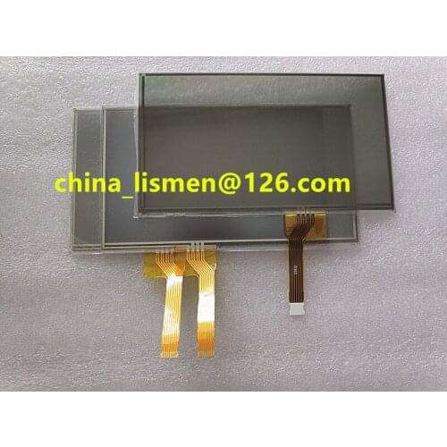 3 piece 6.5 inch 8 pin Black glass touch panel Digitizer Lens for Journey JCUV car DVD player GPS navigation LQ065T5GG64 LCD