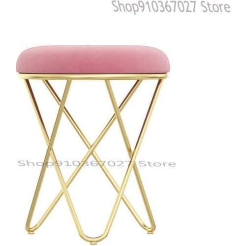 Net Red Dressing Table Stool Makeup Stool Modern Minimalist Light Luxury Nail Nordic Chair Bedroom Fitting Room Ins